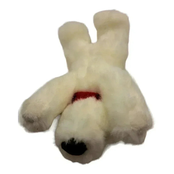 Coca Cola Bear Small White Stuffed Animal Plush Toy Red Scarf Collectible - Picture 3 of 4